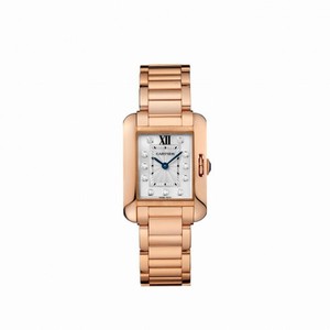 Cartier Tank Anglaise Silver Dial Ladies Watch WJTA0004