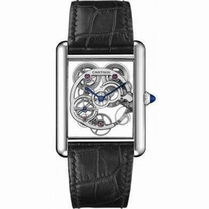 Cartier Tank Louis Cartier Skeleton Dial Men's Watch W5310012