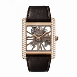 Cartier Tank MC Skeleton Dial Men's Watch HPI00715