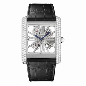 Cartier Tank MC Skelteton Dial Men's Watch HPI00634