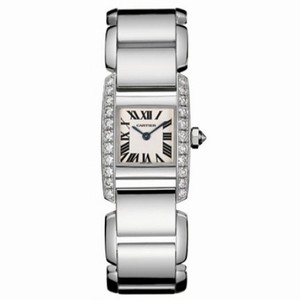 Cartier Tankissime Diamond 18kt White Gold Ladies Watch WE70039H