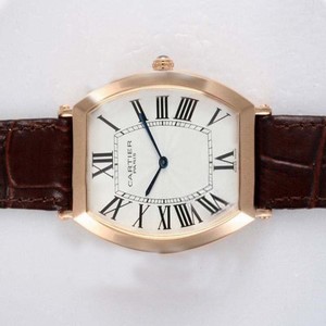 Cartier Tonneau R1054 49x31mm Midsize Stainless Steel Case Watch