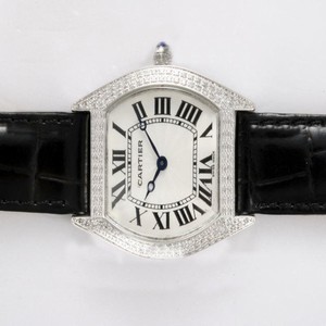 Cartier Tortue 26091101 Stainless Steel Case Rectangle Mens Watch