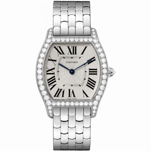 Cartier Tortue Silver Dial Ladies Watch WA501013