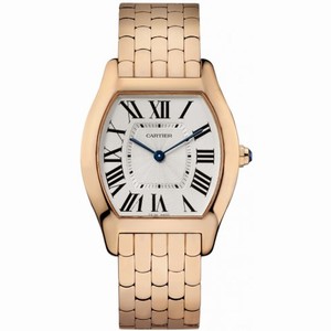 Cartier Tortue Silvered Guilloch�� Dial Ladies Watch W1556366