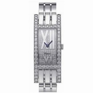 Chopard Classique Femme Diamond Dial White Gold Stainless Seel Ladies Watch 109052-1001