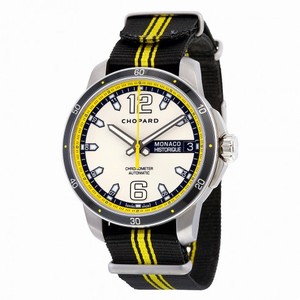 Chopard G.P.M.H. Snail Grey Dial Black and Yellow Nylon Men's Watch 168568-3001FS