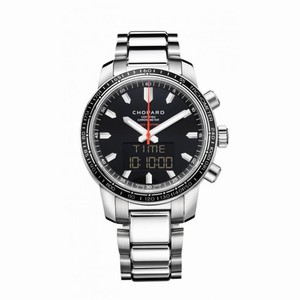 Chopard Grand Prix Black Dial Digital-Analog Chronograph Men's Watch 158518-3001