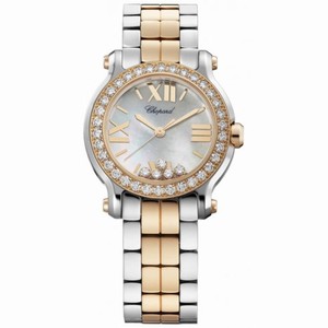 Chopard Happy Sport II Mother of Pearl Diamond Two Tone Ladies Watch 278509-6005
