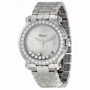 Chopard Happy Sport II Mother of Pearl Stainless Steel Ladies Watch 278477-3009