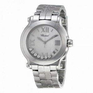 Chopard Happy Sport Ladies Diamond Watch 278477-3002