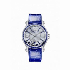 Chopard Happy Sport Mother of Pearl Dial with Diamonds and Sapphires Ladies Watch 274891-1003