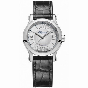 Chopard Happy Sport Silver-Toned Dial Ladies Watch 278573-3001