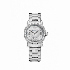 Chopard Happy Sport Silver-Toned Dial Ladies Watch 278573-3004