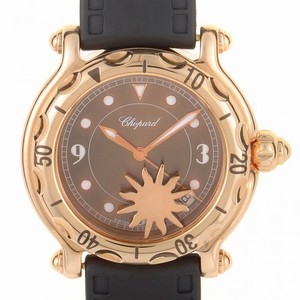 Chopard Happy Sport Sun Brown Brown Dial Ladies Quarz Watch 283578-5001