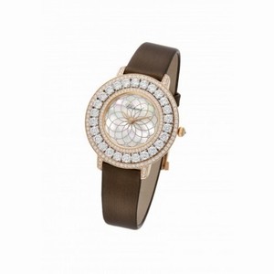 Chopard Heure du Diamant Mother of Pearl Filigree Motif Dial Ladies Watch 139423-9002