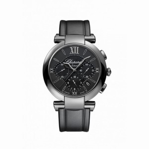 Chopard Imperiale Black Dial Black Rubber Men's Watch 388549-3007