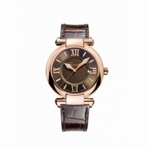 Chopard Imperiale Brown Dial 18K Rose Gold Ladies Watch 384221-5009