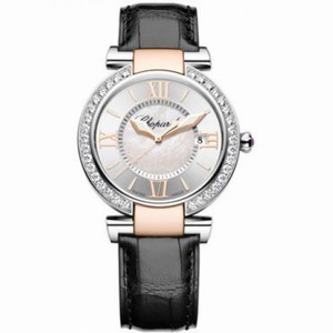 Chopard Imperiale Diamond Silver Dial Stainless Steel and Rose Gold Ladies Watch 388532-6003
