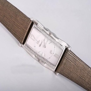 Chopard Les Classiques 139017-1001 Rectangle Womens Stainless Steel Case Watch