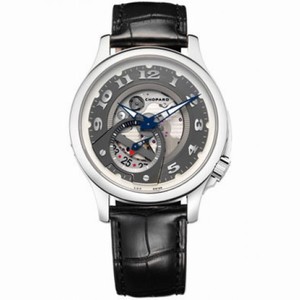 Chopard L.U.C Tech Twist Automatic Open-worked 18 kt White Gold Men's Watch 161888-1002