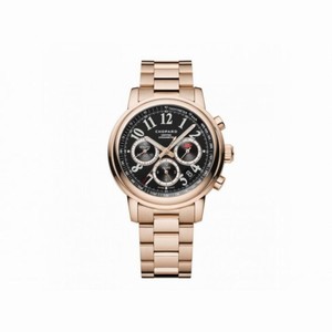 Chopard Mille Miglia Chronograph Black Dial 18 Carat Rose Gold Automatic Men's Watch 151274-5002