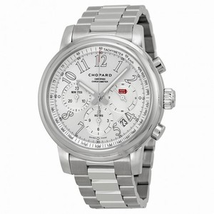 Chopard Mille Miglia Chronograph Mechanical Silver Dial Stainless Men's Watch 158511-3001