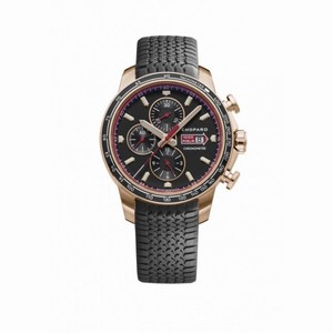 Chopard Mille Miglia GTS Black Dial Black Rubber Chornograph Automatic Men's Watch 161293-5001