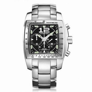 Chopard Two O Ten Automatic Chronograph Black Dial Steel Ladies Watch 158961-3001