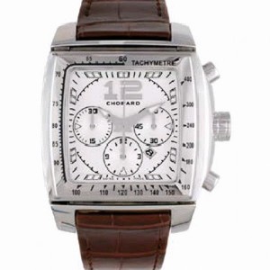 Chopard Two O Ten Chronograph Automatic Silver Dial Men's Watch 168462-3003