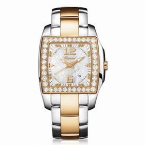 Chopard Two O Ten Mother of Pearl Dial Diamond Two Tone Ladies Watch 108473-9001