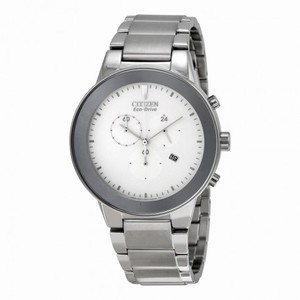 Citizen Axiom Eco-Drive Chronograph Stainless Steel Men's Watch AT2240-51A