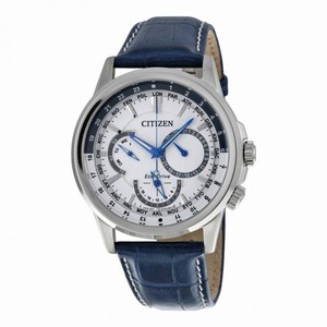 Citizen Calendrier Eco-Drive White Dial Men's Watch BU2020-02A