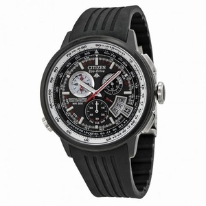 Citizen Chrono AT World Time Perpetual Calendar Black Dial Men's Watch BY0005-01E