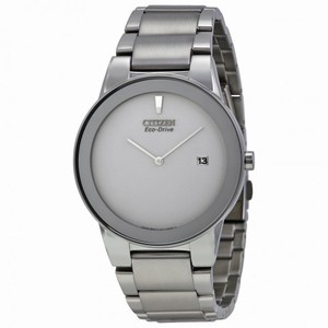 Citizen Eco Drive Axiom Grey Dial Stainless Steel Men's Watch AU1060-51A