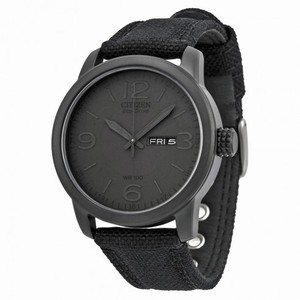 Citizen Eco-Drive Black Dial Black IP Stainless Steel Men's Watch BM8475-00F