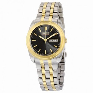 Citizen Eco-Drive Black Dial Two-tone Men's Watch BM8224.51E