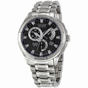 Citizen Eco Drive Calibre 8700 Black Dial Stainless Steel Men's Watch BL8090-51E