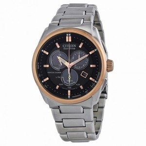 Citizen Eco Drive Perpetual Calendar Black Dial Stainless Steel Men's Watch BL5486-57E