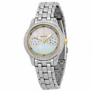 Citizen Eco-Drive Silhouette Crystal Ladies Watch FD1034-55D