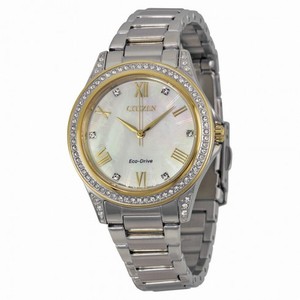 Citizen POV Eco-Drive Mother of Pearl Dial Ladies Watch EM0234-59D