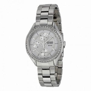Citizen POV Eco-Drive White Dial Ladies Watch FD1060-55A
