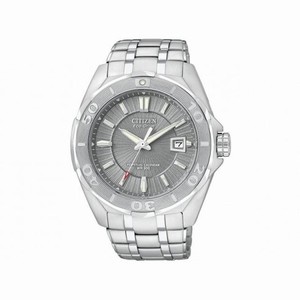 Citizen Signature Eco-Drive Grey Dial Stainless Steel Men's Watch BL1251-52H