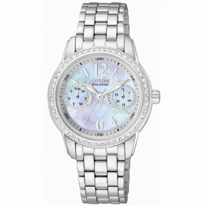 Citizen Silhouette Eco-Drive Mother Of Peral Dial Quartz Ladies Watch FD1030-56Y
