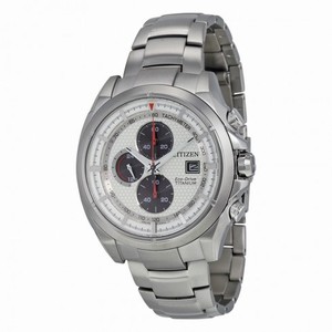 Citizen TI+IP Eco-Drive Metallic Silver Dial Men's Watch CA0550-87A