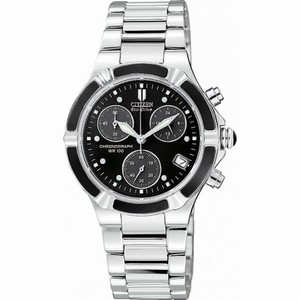 Citizen Ladies Stainless Steel Eco-Drive Riva Chronograph Watch FB1030-59E