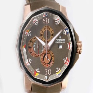 Corum Admirals Cup 277.931.91/0371 AG32 Rose Gold Case Round Watch