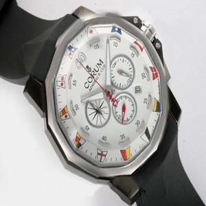 Corum Admirals Cup 753.691.20/F371 AA92 Stainless Steel Bezel Mens Stainless Steel Case Watch