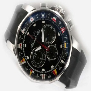 Corum Admirals Cup 985.631.20 Stainless Steel Bezel Black Dial Watch