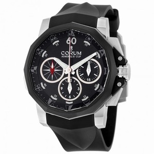 Corum Admirals Cup Black Dial Chronograph Men's Automatic Watch A98602935